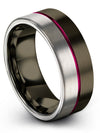 Engagement Men and Wedding Bands Set for Ladies Guy Tungsten Wedding Rings - Charming Jewelers