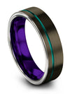 Wedding Bands and Band for Men Tungsten Rings Female 6mm Marriage Ring for Her - Charming Jewelers