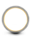 Men 8mm Gunmetal Promise Ring Exclusive Ring Brushed Gunmetal Rings Anniversary - Charming Jewelers