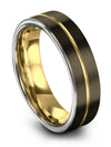 Jewelry Rings Wedding Gunmetal Ring Tungsten Bands for Womans Set Band - Charming Jewelers