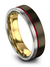 Wedding Bands Sets Ladies and Female Tungsten Wedding Bands Sets Gunmetal Birth - Charming Jewelers