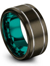 Wedding Rings Set for Her and Him Tungsten Band for Guy