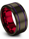 Wedding Rings Bands Sets for His and Girlfriend Wedding Ring for Man Tungsten - Charming Jewelers