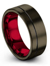 Wedding Bands for Lady Engraved Fancy Tungsten Band Cute