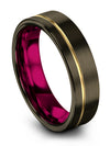 Wedding Ring Sets for Lady Gunmetal Tungsten Gunmetal Lady Gunmetal Promise - Charming Jewelers