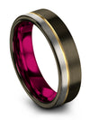 Couple Wedding Band for Wife and Her Tungsten 6mm Rings Ring Sets for Fiance - Charming Jewelers