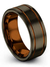 Gunmetal Wedding Ring Sets for Woman&#39;s Tungsten Wedding