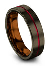 Small Wedding Band for Mens One of a Kind Wedding Ring Gunmetal Plated Men - Charming Jewelers