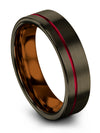Male Wedding Ring Tungsten Rings Sets Midi Gunmetal Rings Gunmetal Best Friends - Charming Jewelers