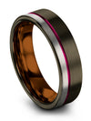 Male Mens Anniversary Band Tungsten Band for Man and Guy Guys Ring Gunmetal - Charming Jewelers