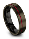 Ring Set Gunmetal Wedding Brushed Tungsten Ring Gunmetal Engagement Male Rings - Charming Jewelers