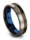 Wedding Band Sets His and Fiance Tungsten Wedding Ring for Man 6mm Simple - Charming Jewelers