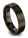 Tungsten Female Wedding Bands Gunmetal Tungsten Rings for Lady I Love You Cute - Charming Jewelers