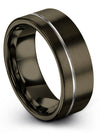 Men&#39;s Wedding Rings Sets Wedding Ring Sets Tungsten 8mm Ring Rings Tungsten - Charming Jewelers