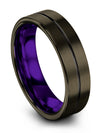 Unique Promise Ring Tungsten Carbide Wedding Band Rings Woman Couple Male - Charming Jewelers