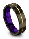Shinto Wedding Rings Tungsten Ring for Couples Set Gunmetal Male Ring Lady - Charming Jewelers