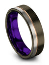 Wedding Engagement Woman&#39;s Band Sets for Men Tungsten Bands 6mm Matching - Charming Jewelers