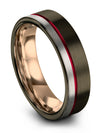 Unique Promise Rings Female Gunmetal Black Tungsten Wedding Rings Surgeon Gifts - Charming Jewelers