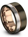 Mens Engravable Promise Band Fancy Wedding Ring Guy Promise Band Custom 60th - - Charming Jewelers