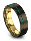 Groove Wedding Ring Tungsten Bands for Couples Promise Ring for Birth Day - Charming Jewelers
