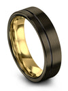 Wedding Band Couples Tungsten Matte Couples Promise Ring for Boyfriend and Her - Charming Jewelers