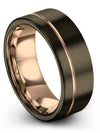 Wedding Anniversary Band Tungsten Carbide Wedding Band Ring