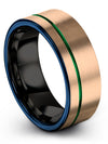 Anniversary Band for Woman&#39;s Lady Wedding Ring Tungsten 8mm Men Engagement Male - Charming Jewelers