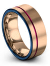 Wedding Set Ring Tungsten Couples Ring Sets Ladies Band 8mm 3rd Customized - Charming Jewelers