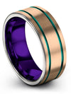 Wedding Ring Band Simple Tungsten Ring Engagement Woman&#39;s Bands for Couples 18K - Charming Jewelers