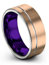 Her and Wife Wedding Special Tungsten Band Jewelry Sets 18K Rose Gold - Charming Jewelers