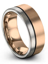 Rings Wedding Ring Woman Tungsten Bands Sets for Couples Couple Ring Set Lady - Charming Jewelers
