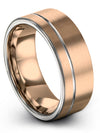 Wedding Bands Sets for Woman Engagement Men&#39;s Bands Tungsten Mom Present Gift - Charming Jewelers