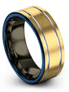 Men Plain Wedding Rings Wedding Ring for Lady Tungsten Jewelry Sets Christmas - Charming Jewelers