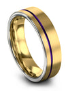 Wedding Sets Tungsten Wedding Ring Bands Band 18K Yellow Gold Ladies Matching - Charming Jewelers