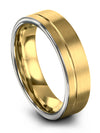 Jewelry Anniversary Ring for Male Dainty Bands Plain 18K Yellow Gold Band Rings - Charming Jewelers