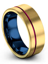 Wedding Band Set Tungsten Promise Bands for Couples I Love You Promise Ring - Charming Jewelers