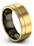 Guys Rings Wedding Ring Tungsten Band Bands Engraving 18K