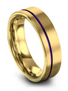 18K Yellow Gold Men&#39;s Wedding Ring Engraved 18K Yellow Gold