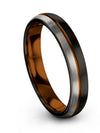 Mens Wedding Ring Taoism Guys Black Bands Tungsten Engagement Guys Black Band - Charming Jewelers