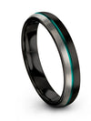 Black Two Tone Wedding Rings Wedding Bands for Ladies Tungsten Carbide Rings - Charming Jewelers