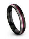 Wedding Bands Sets for Woman Tungsten Black Wedding Ring Man Black for My King - Charming Jewelers