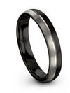 Black Engagement Womans Wedding Rings Set Dainty Wedding Ring Female Band - Charming Jewelers