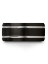 Hot Black Wedding Bands Tungsten Bands for Male Carbide Tungsten Carbide Bands - Charming Jewelers