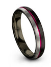 Engraved Wedding Bands Tungsten Bands for Male 4mm Couple