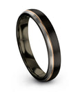 Tungsten Wedding Ring for Husband and Fiance Tungsten Lady Wedding Band Black - Charming Jewelers