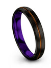 Wedding Ring and Engagement Female Rings Tungsten Black Copper Rings for Mens - Charming Jewelers