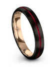 Wedding Band Couples Personalized Ladies Band Tungsten Male Black Bands - Charming Jewelers