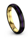 Wedding Rings for Man Dome Cut Carbide Tungsten Wedding Rings for Woman&#39;s Black - Charming Jewelers