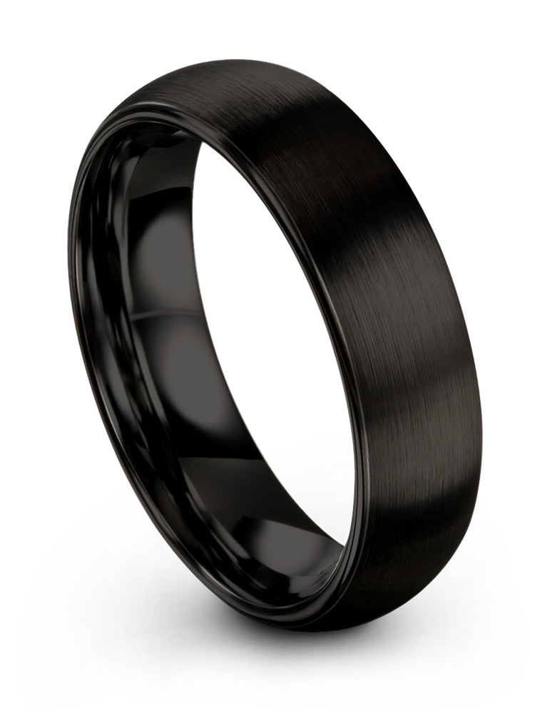 Wedding Band Couples Set Lady Tungsten Wedding Bands