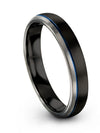 Guys Wedding Rings Matte Carbide Tungsten Wedding Rings for Womans Midi Rings - Charming Jewelers